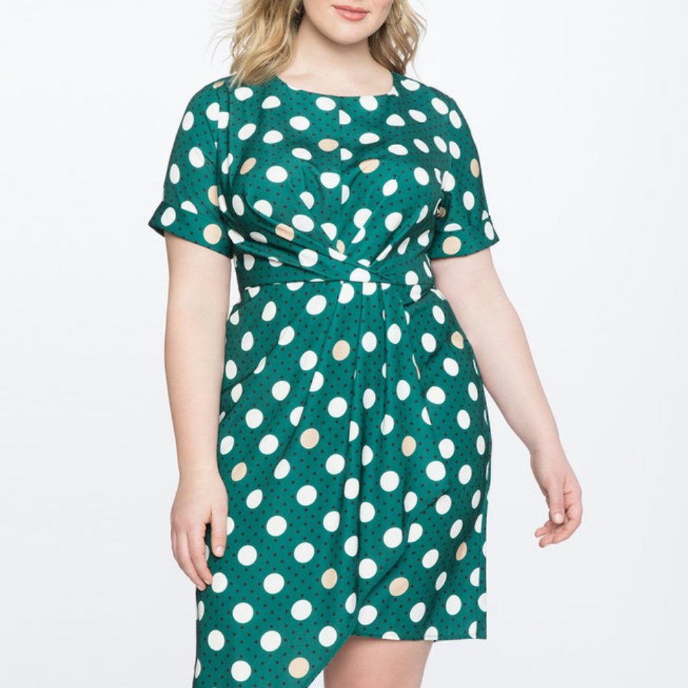 Eloquii Polka Dot Dress - NWOT